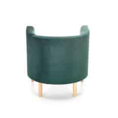 CLUBBY 2 fotel wypoczynkowy ciemny zielony / naturalny (1p=1szt)