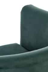 CLUBBY 2 fotel wypoczynkowy ciemny zielony / naturalny (1p=1szt)