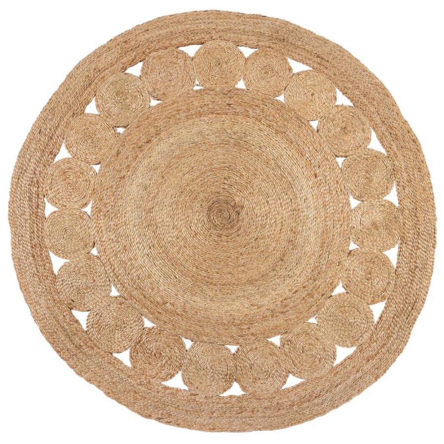 Flair Rugs Kusový koberec Jute Arya Natural kruh 150x150 (průměr) kruh