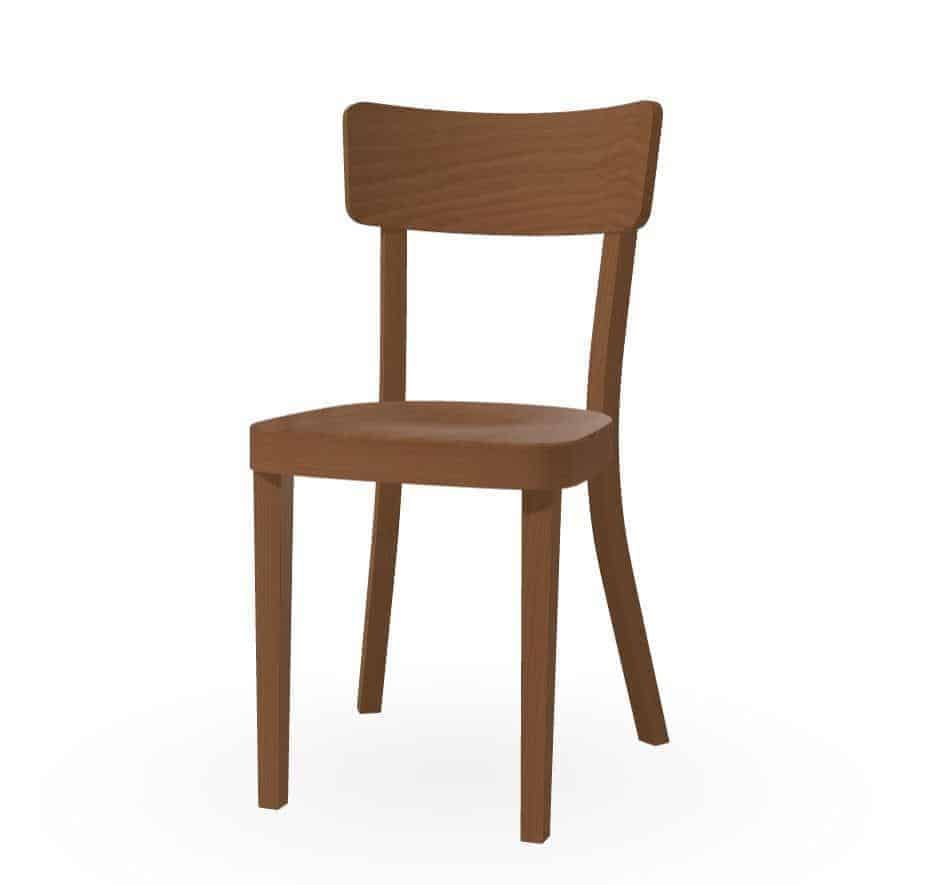 Levně ATAN Dřevěná židle 311 488 Ideal, ořech