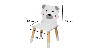 Dětský stůl s židlemi Medvídek DSBH0735