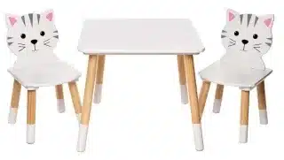 Dětský stůl s židlemi Kočička DSBH1389