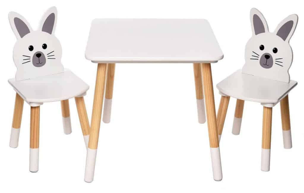 Dětský stůl s židlemi Zajíček DSBH1390