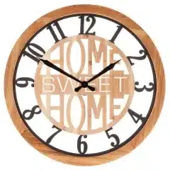 Hodiny nástěnné MDF a kov, 60cm HA1739