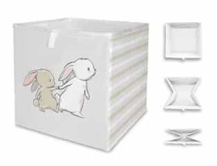Dětská úložná krabice zaječí bratři, 32x32x32cm / 32l, Mr.Little Fox by Butter Kings