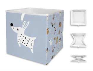 Dětská úložná krabice pejsci, 32x32x32cm / 32l, Mr.Little Fox by Butter Kings