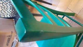 Dřevěná židle Paysane COLOR - masiv verde - II.jakost č.3