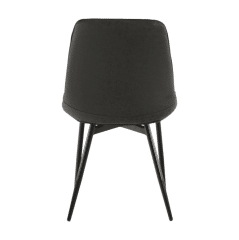 Židle HAZAL - tmavě šedá/černá č.4