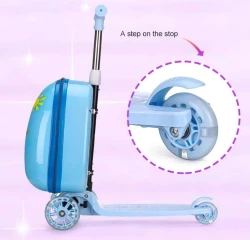 Dětský cestovní kufr s koloběžkou 2v1 KFBH1564