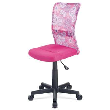 Autronic Kancelářská židle KA-2325 PINK - Růžová