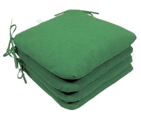 Sedák set 4 kusy - zelený melír