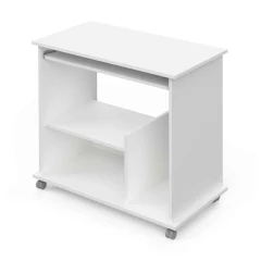 PC stůl DELTA - bílý