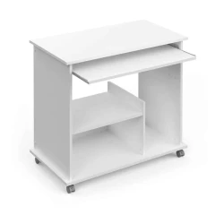 PC stůl DELTA - bílý