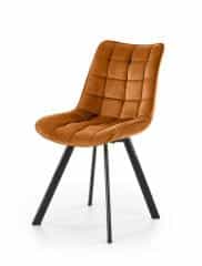 K332 krzesło nogi - czarne, siedzisko - cynamonowy (1p=2szt)