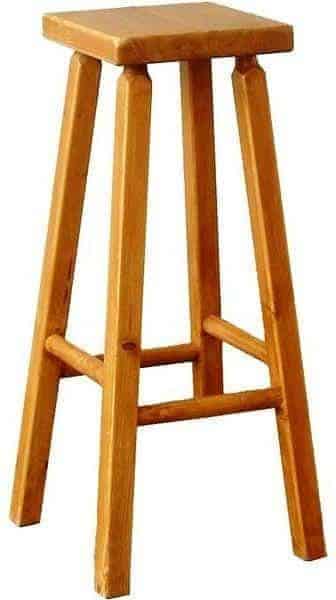 Levně Unis Barová dřevěná židle 00502