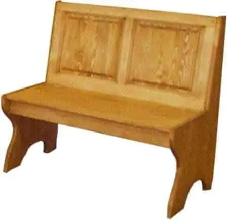 Unis Dřevěná lavice plná malá 00528