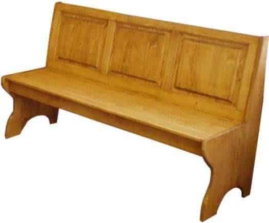 Unis Dřevěná lavice plná velká 00529