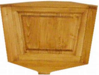 Dřevěná lavice plná 00527 roh