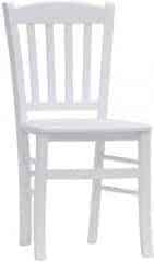 Dřevěná židle Veneta - bílá
