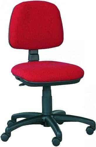 ATAN Kancelářská židle 5 | Tara 24, Gumová kolečka, Bez područek, Kříž kovový