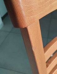 Jídelní židle Siena, třešeň/Beky Lux 981 - II.jakost č.3