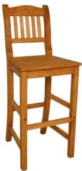 Levně Unis Barová dřevěná židle Dona 00538
