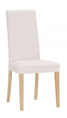 Jídelní židle Nancy buk - dub sonoma/bianco látka