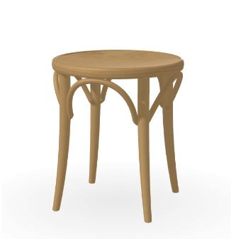 Levně ATAN Dřevěná židle 371 060 N°60 ořech - II.jakost