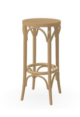 Barová dřevěná židle 371 073 N°73 ořech - II.jakost