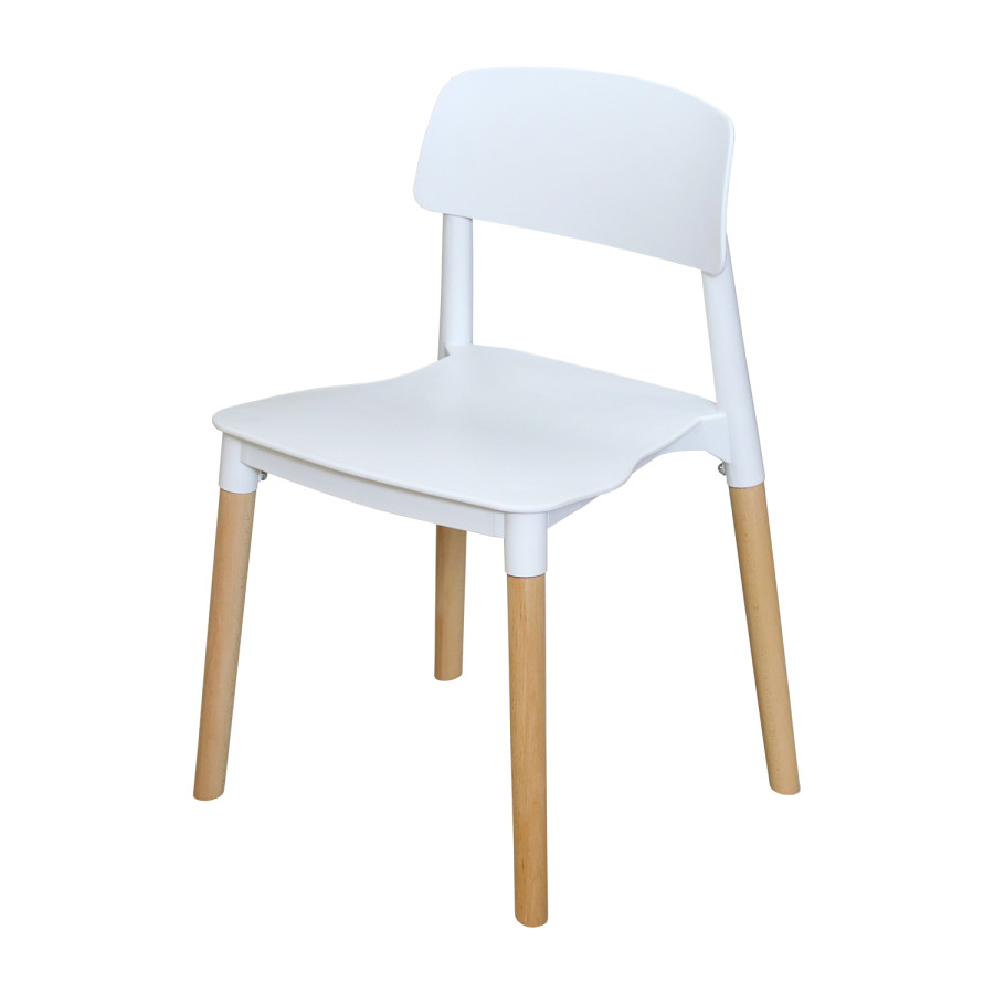 Levně Idea Jídelní židle GAMA bílá