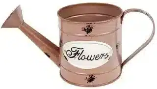 Plechová konvička Flowers