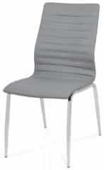 Jídelní židle DCL-578 - GREY1 - šedá koženka