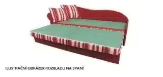 Pohovka AGA D hnědá - PRAVÁ
