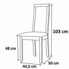 Jídelní židle DESI - wenge