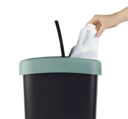 TWIST odpadkový koš 25L - krémově zelená