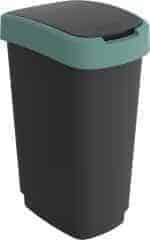 TWIST odpadkový koš 50L - zelená