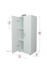 Komoda 2D CARTER 3 barva antracit