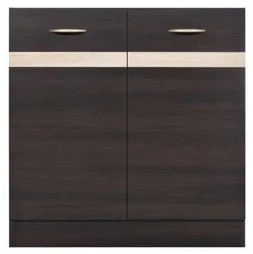 BRW Skříňka dřezová Junona Line DK2D/80/82 Dub sonoma/wenge (obr. 2)