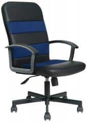 Kancelářská židle Ribis - černá/modrá