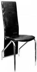 Jídelní židle F-131 černá lesk