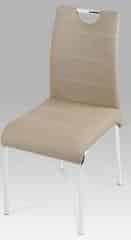 Jídelní židle AC-1122 - Béžová koženka