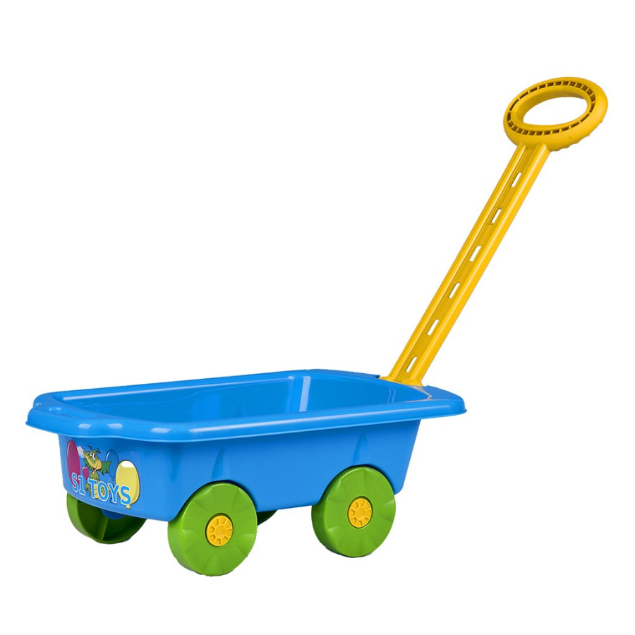 Levně BAYO Dětský vozík Vlečka modrý