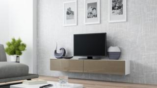 Televizní stolek VIGO 180 - bílá/latte