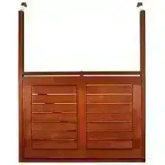 Sklopný skládací stolek na balkon - dřevěný
