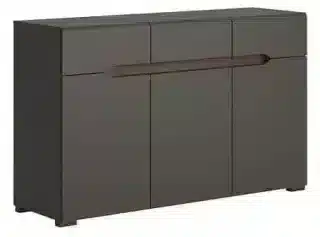 Komoda Elpasso KOM3D3S - šedý wolfram