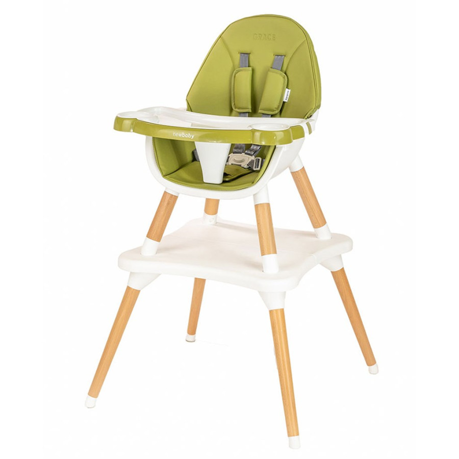 Levně NEW BABY Jídelní židlička 3v1 New Baby Grace green