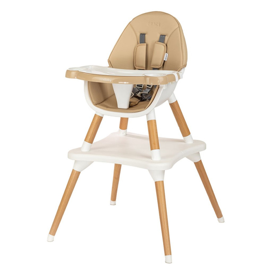 Levně NEW BABY Jídelní židlička 3v1 New Baby Grace beige