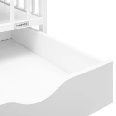 Dětská postýlka se šuplíkem New Baby BASIC bílá
