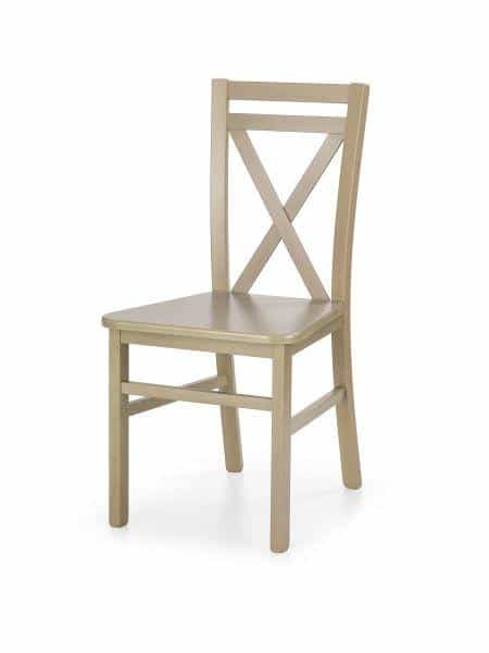 Halmar Dřevěná židle Dariusz 2 Bílá/olše