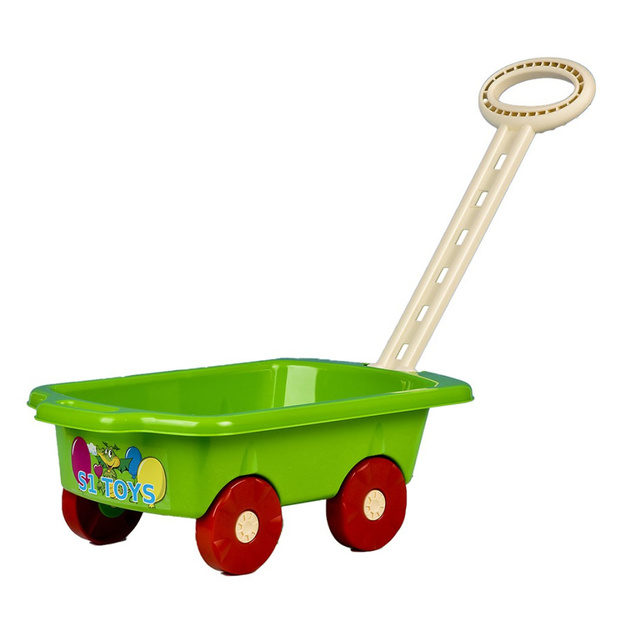 Levně BAYO Dětský vozík Vlečka zelený